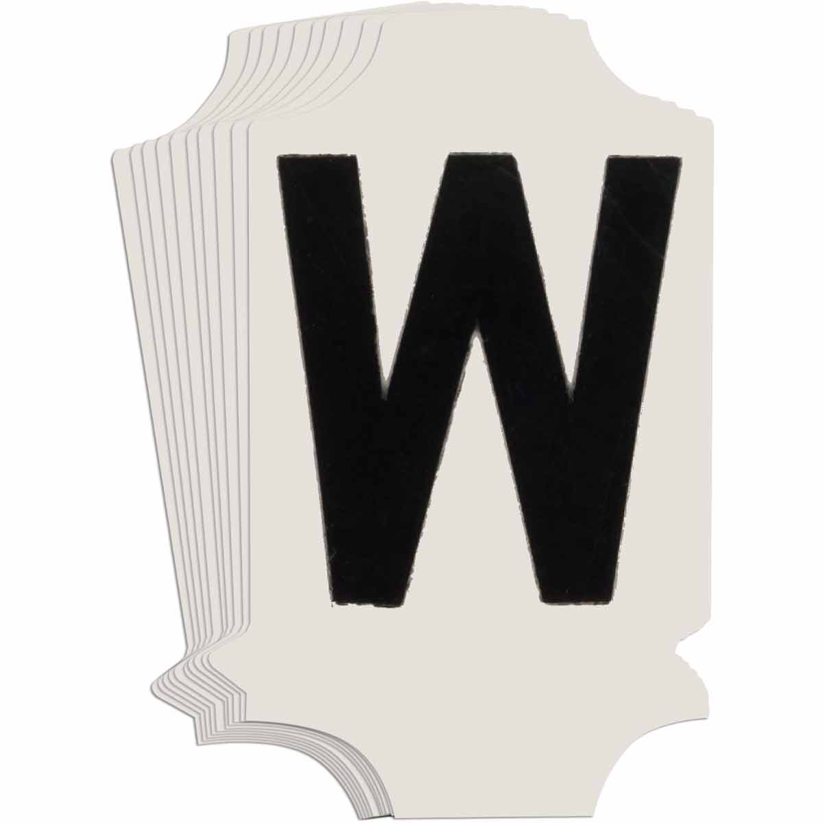5010P-W QA 5010 Series B302 1" Lbl, W BK 10PK