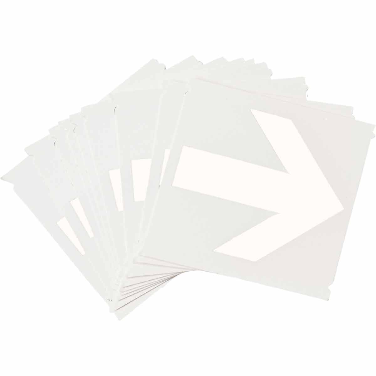 5040P-ARO QA 5040 Series B302 1" Lbl Arrow WT 10PK