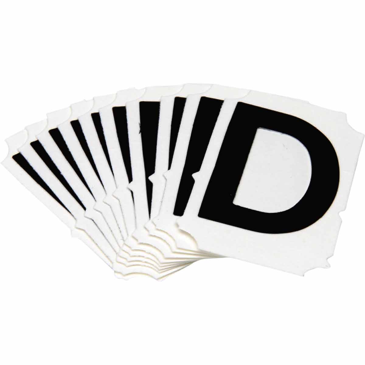 5050P-D QA 5050 Series B302 2" Lbl, D BK 10PK