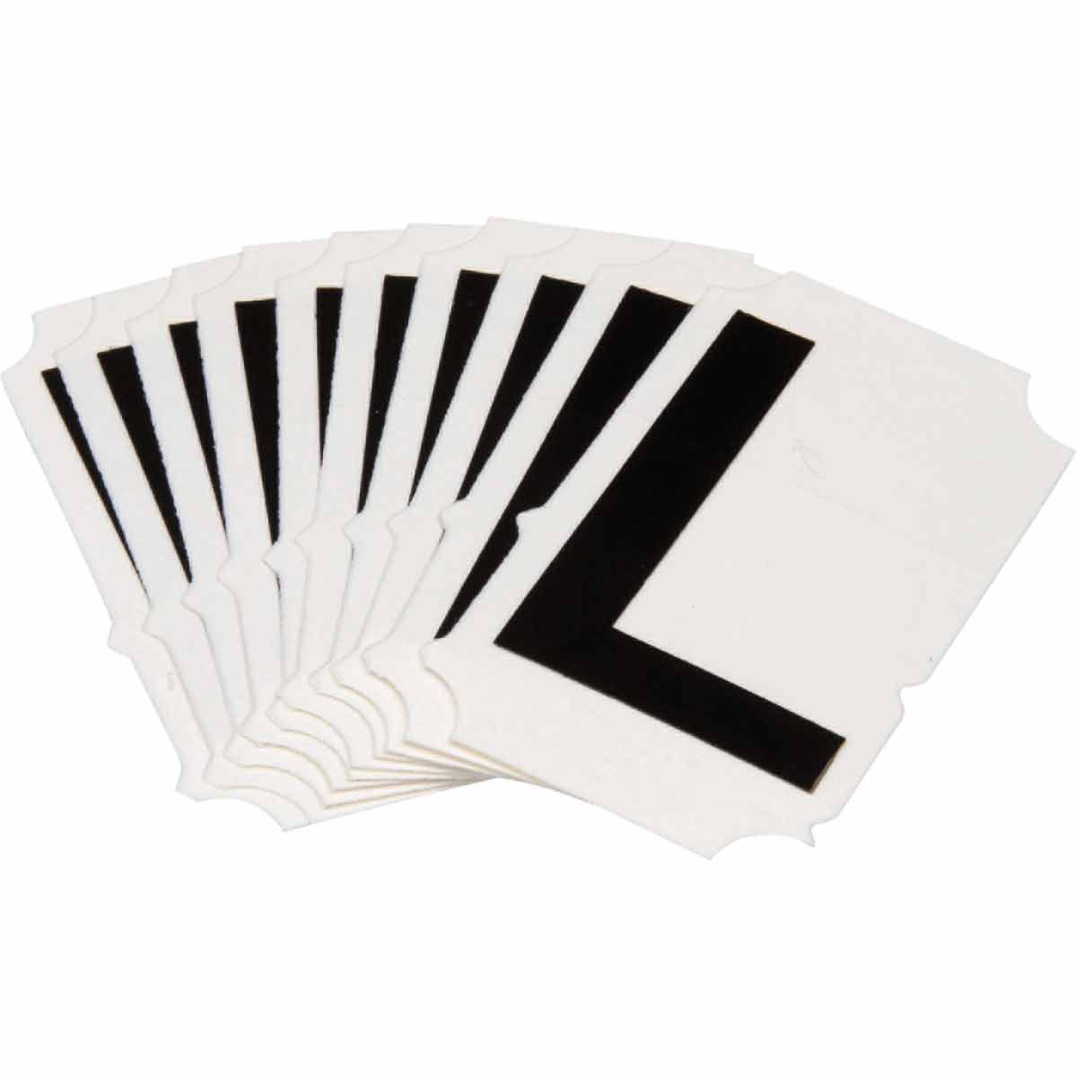 5050P-L QA 5050 Series B302 2" Lbl, L BK 10PK