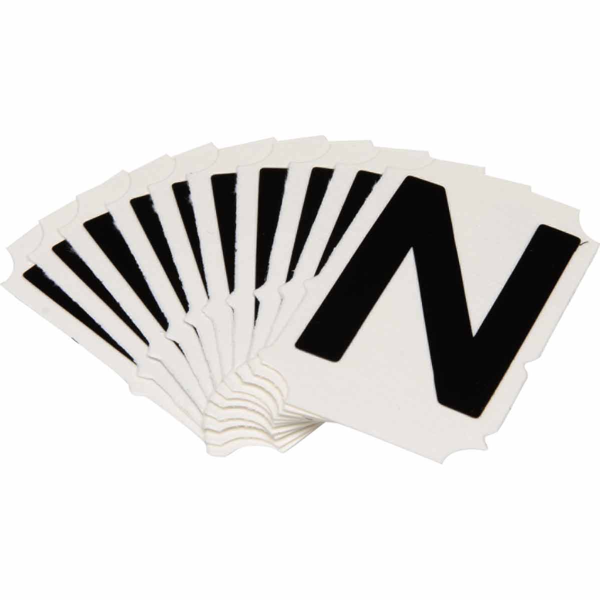 5050P-N QA 5050 Series B302 2" Lbl, N BK 10PK
