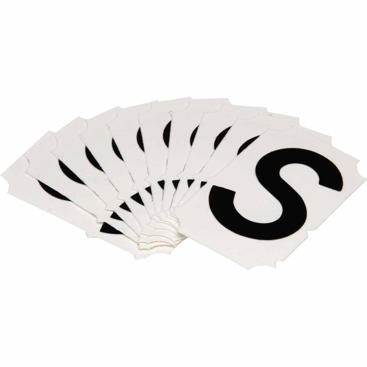 5050P-S QA 5050 Series B302 2" Lbl, S BK 10PK