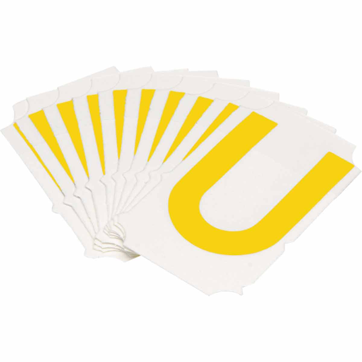 5060P-U QA 5060 Series B302 2" Lbl, U YL 10PK