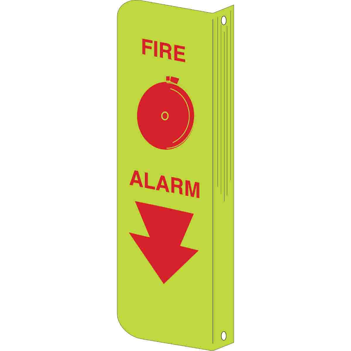 50688 2-WAY SIGN FIRE ALARM / GLOW