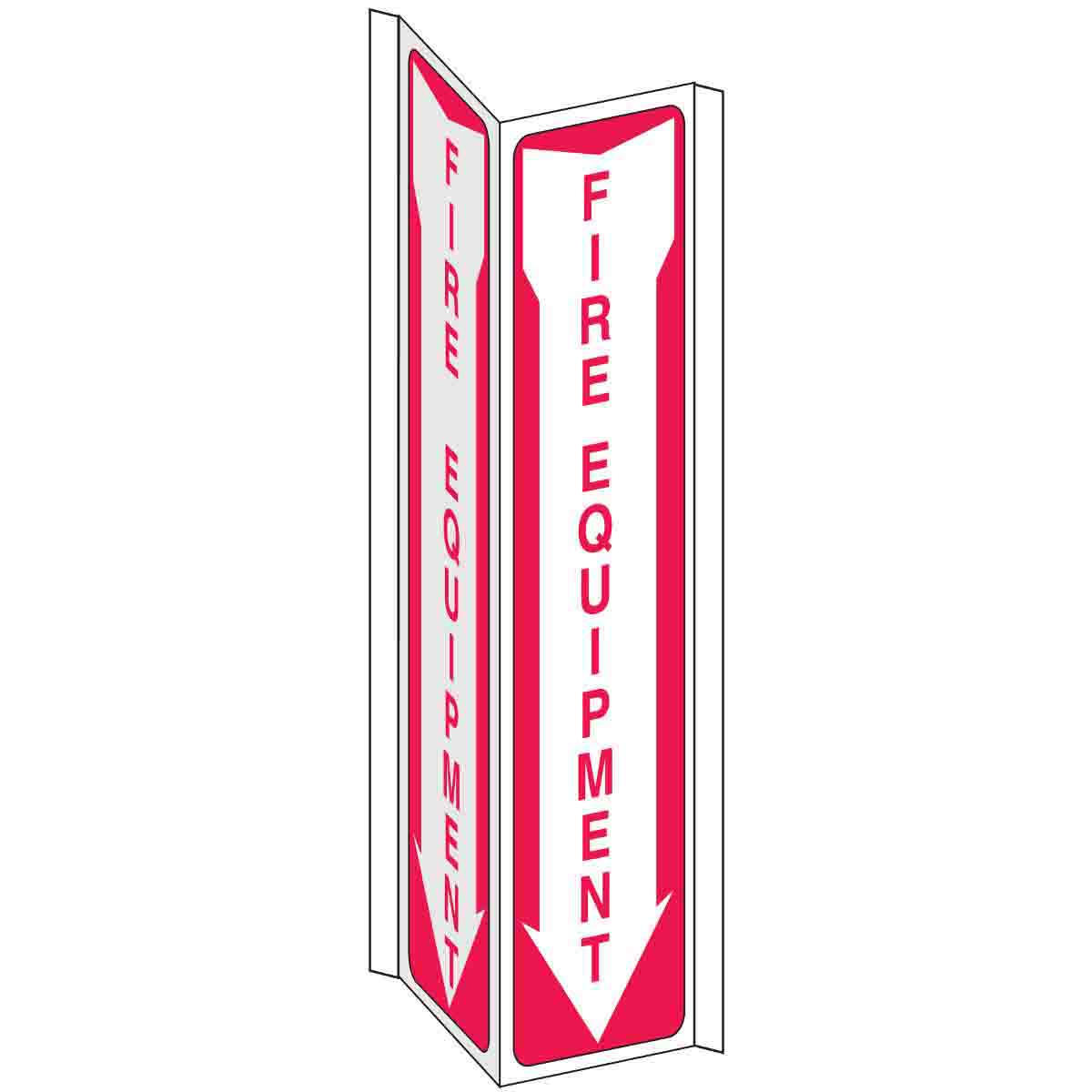 50777 3-WAY SIGN FIRE EQUIPMENT