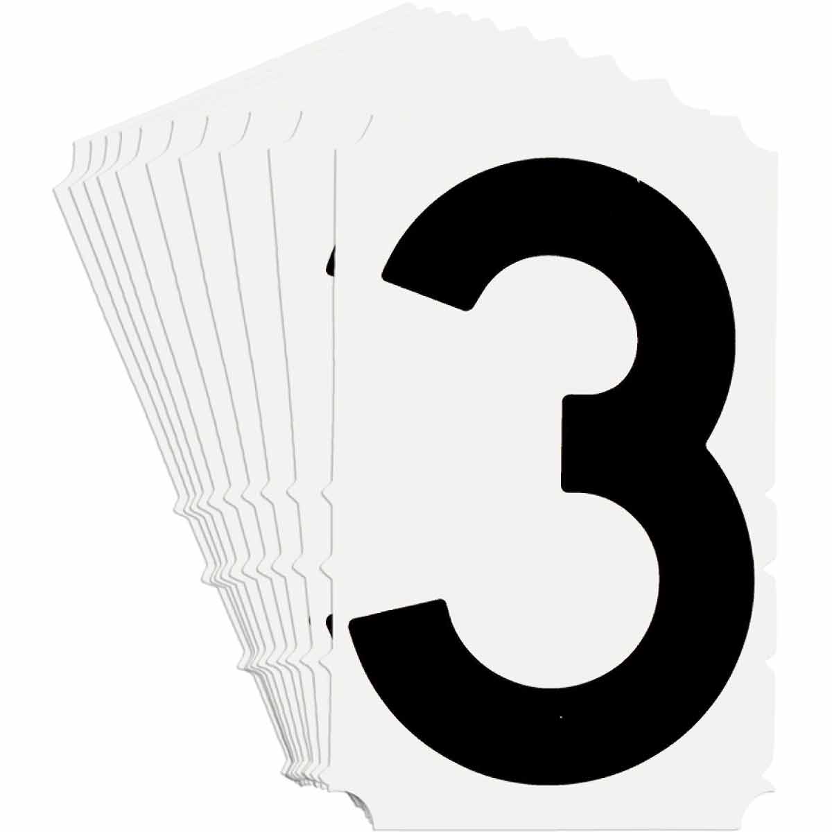 5100P-3 QA 5100 Series B302 3" Lbl, 3 BK 10PK