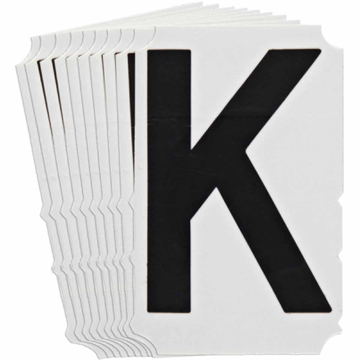 5100P-K QA 5100 Series B302 3" Lbl, K BK 10PK