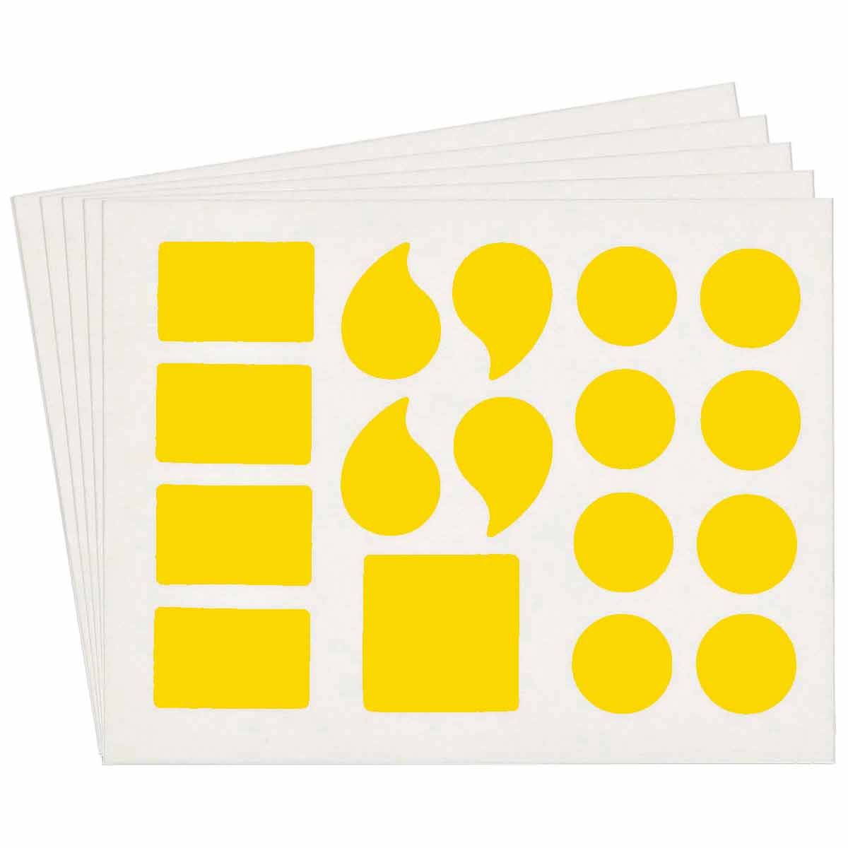 5110P-PUN QA 5110 Series B302 3" Lbl ASSTD YL 10PK