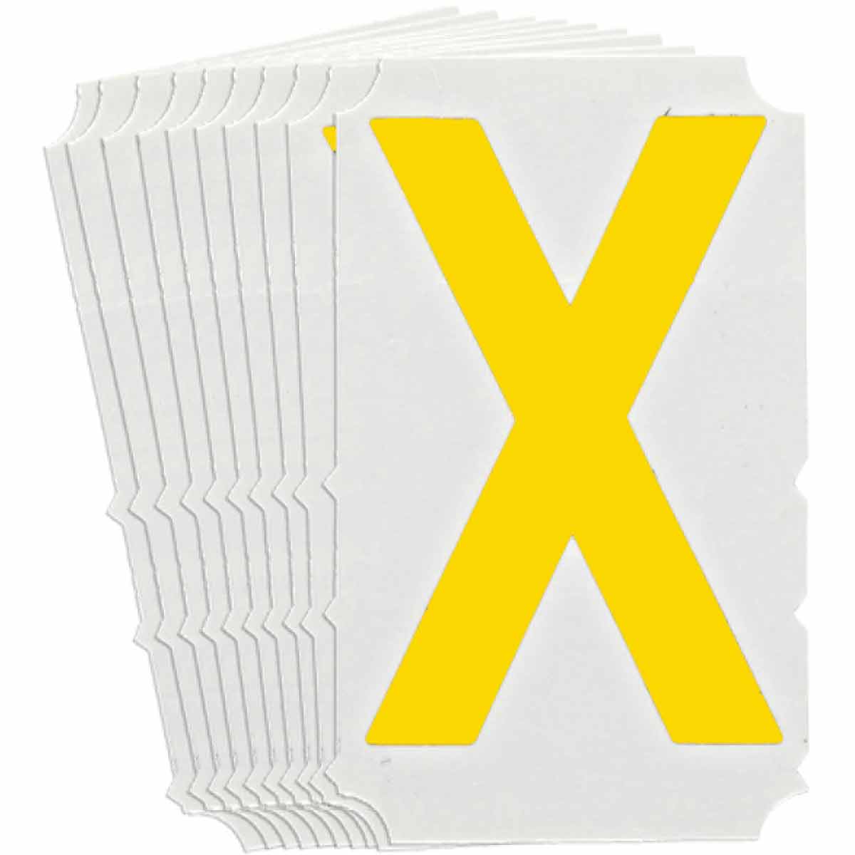 5110P-X QA 5110 Series B302 3" Lbl, X YL 10PK
