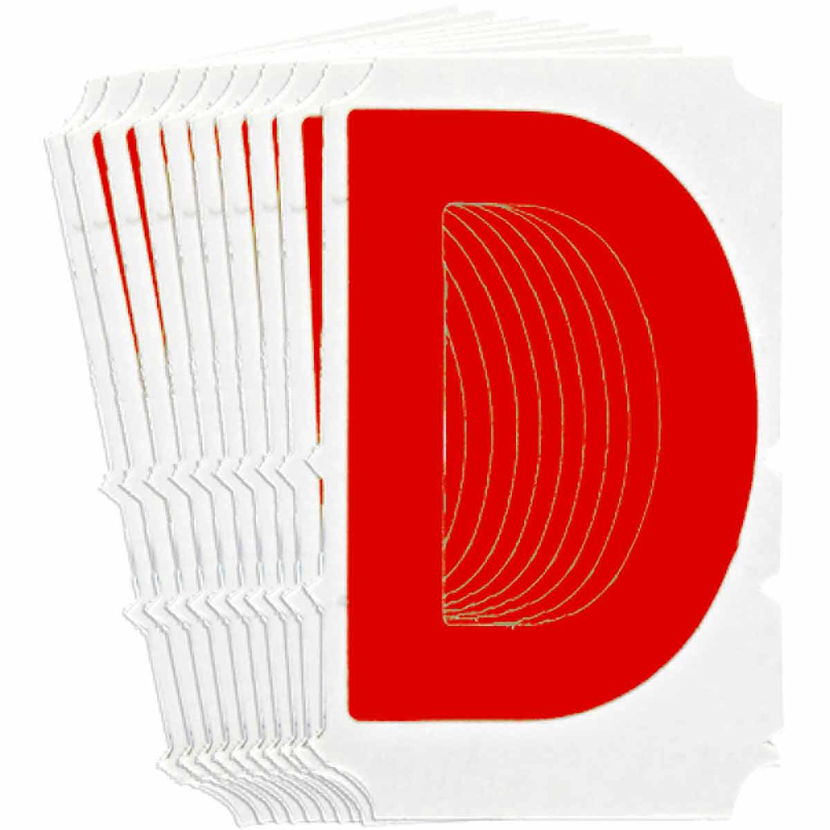 5120P-D QA 5120 Series B302 3" Lbl, D RD 10PK