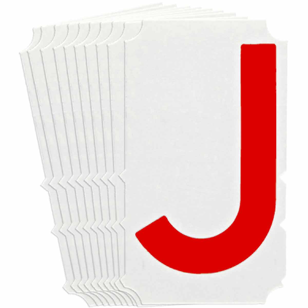 5120P-J QA 5120 Series B302 3" Lbl, J RD 10PK