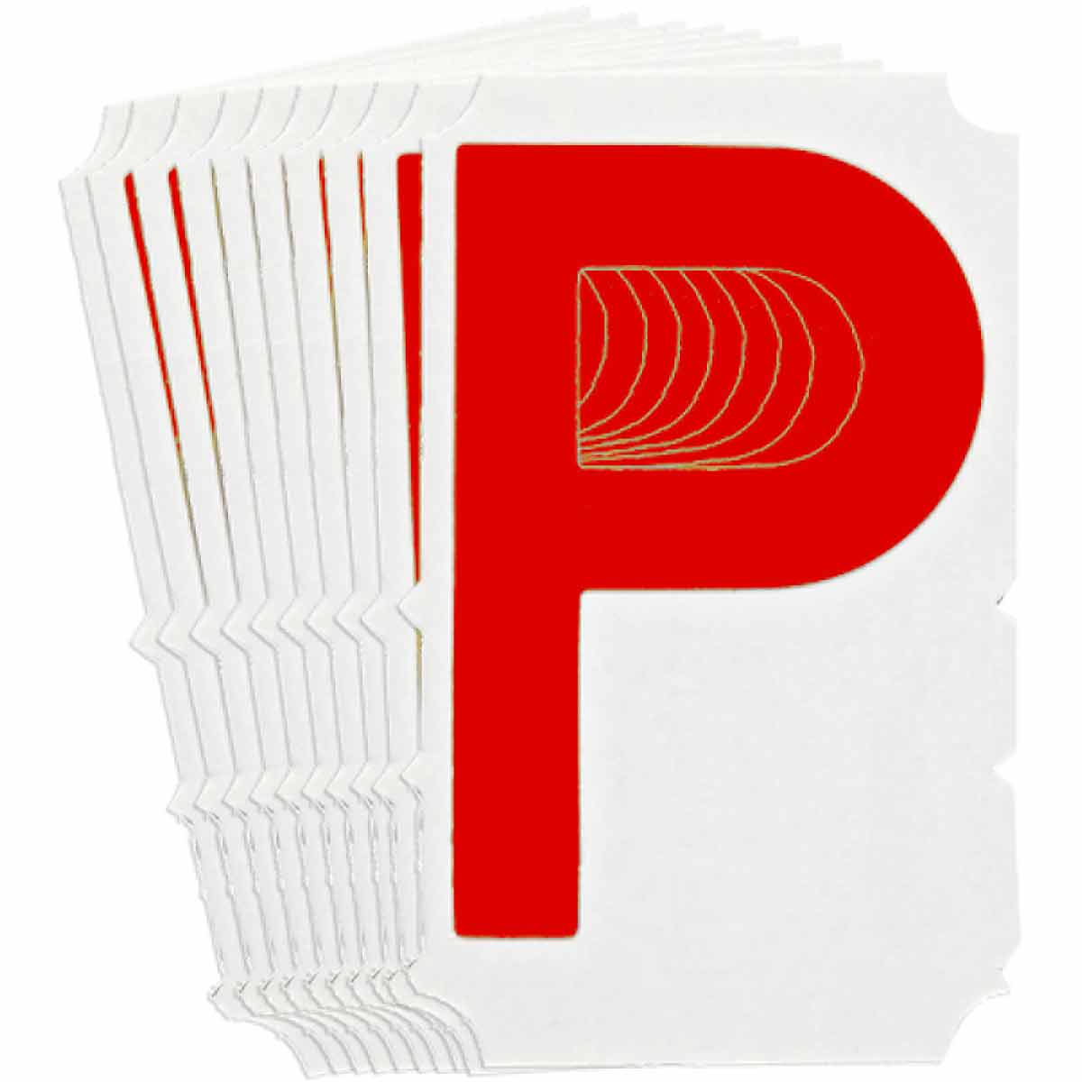5120P-P QA 5120 Series B302 3" Lbl, P RD 10PK