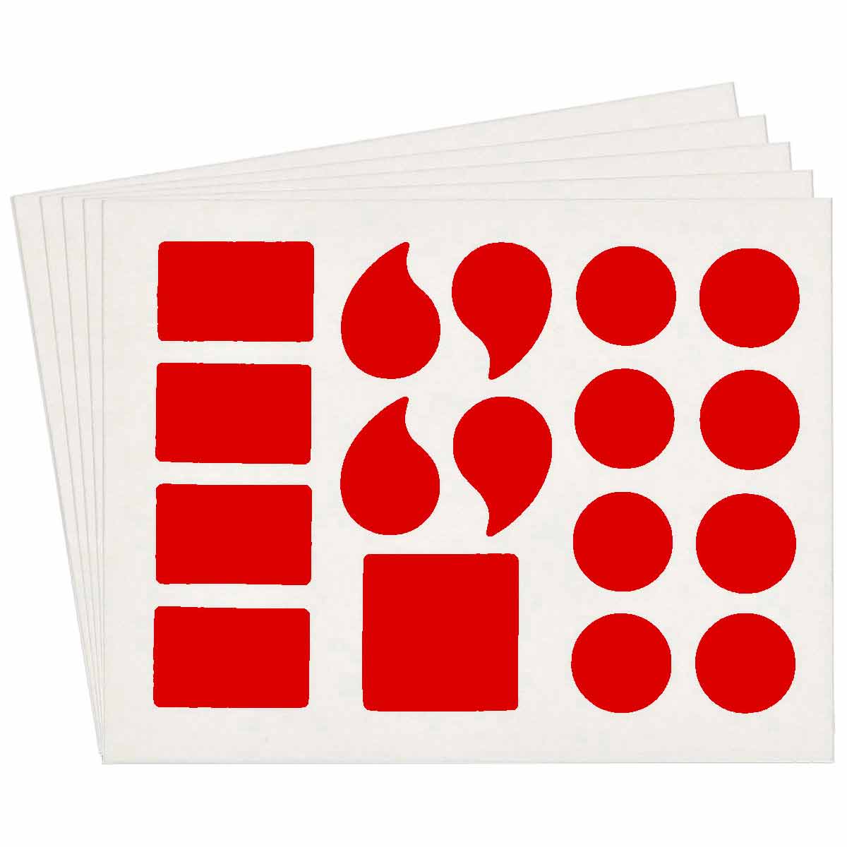 5120P-PUN QA 5120 Series B302 3" Lbl ASSTD RD 10PK