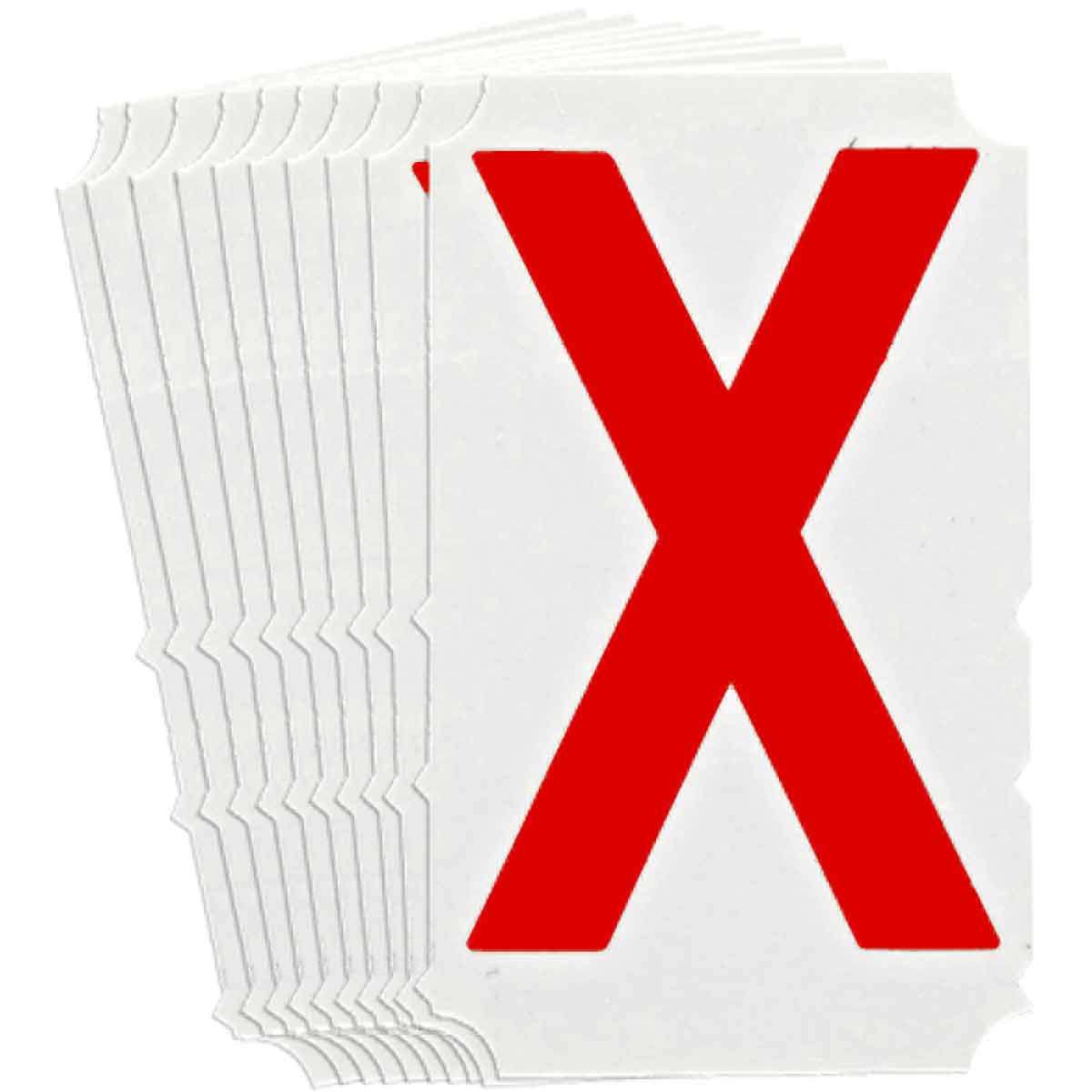 5120P-X QA 5120 Series B302 3" Lbl, X RD 10PK