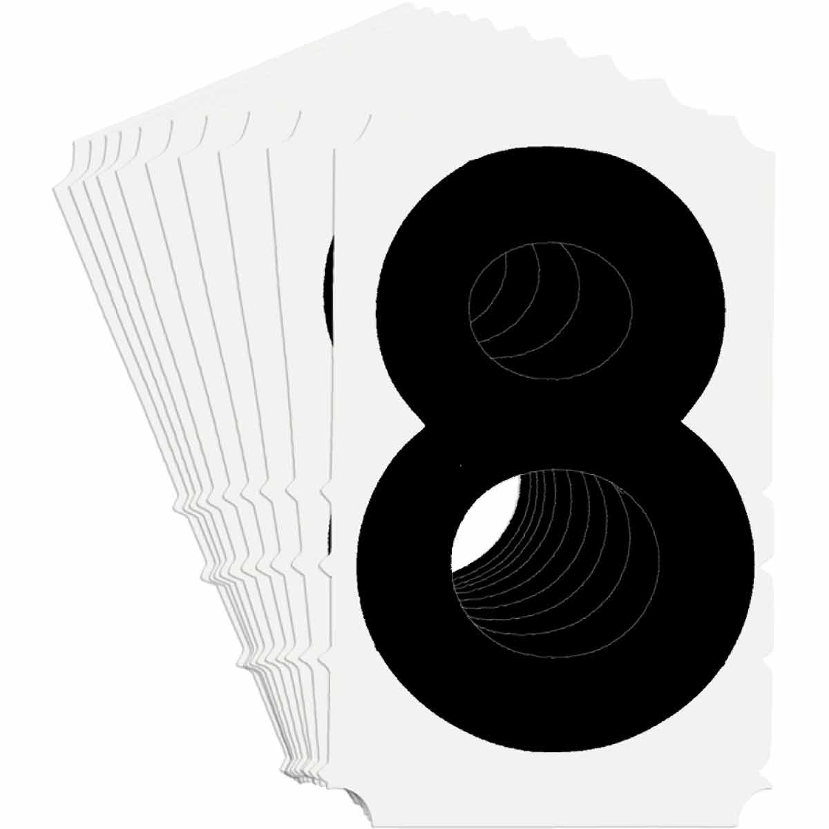 5140P-8 QA 5140 Series B302 4" Lbl, 8 BK 10PK