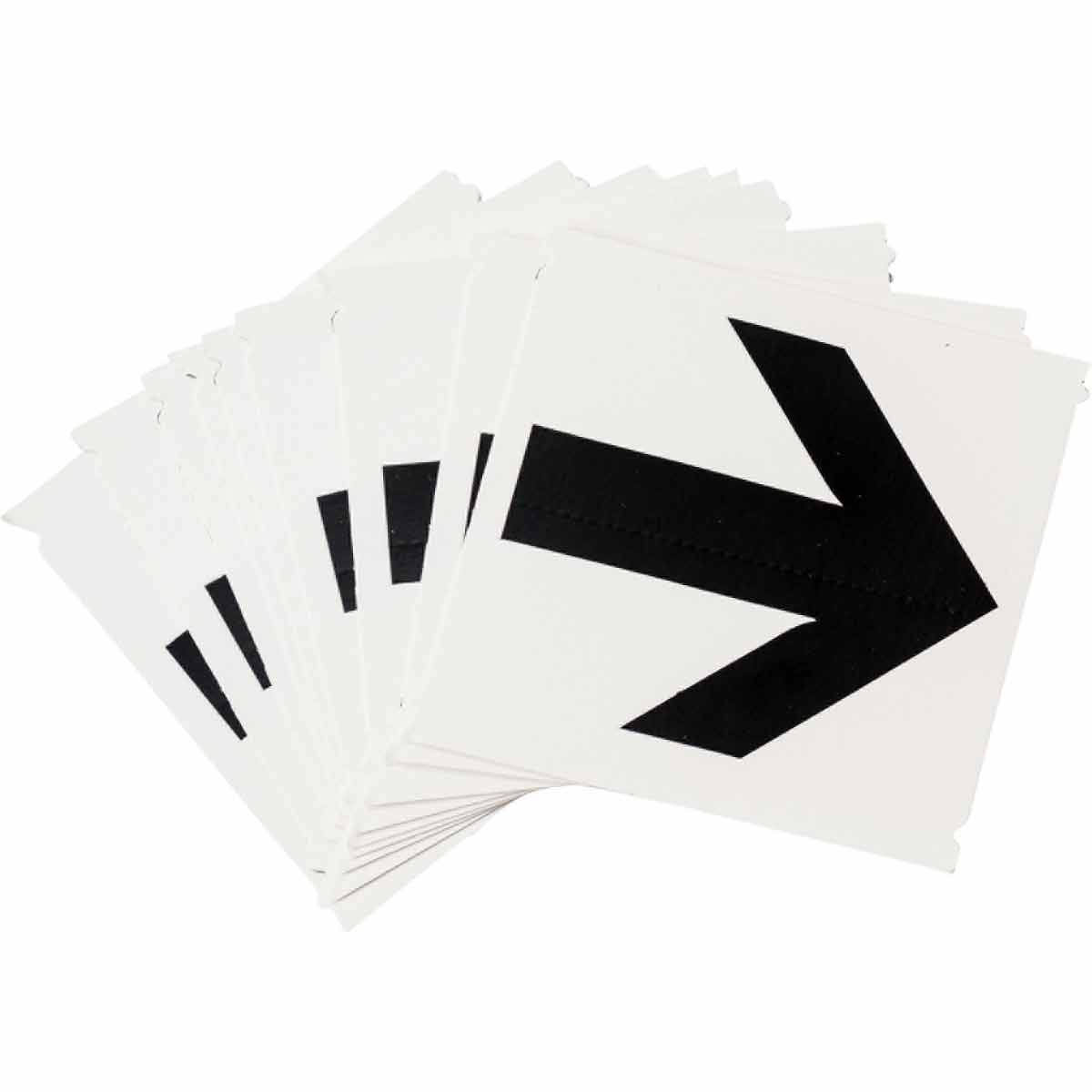 5140P-ARO QA 5140 Series B302 4" Lbl Arrow BK 10PK
