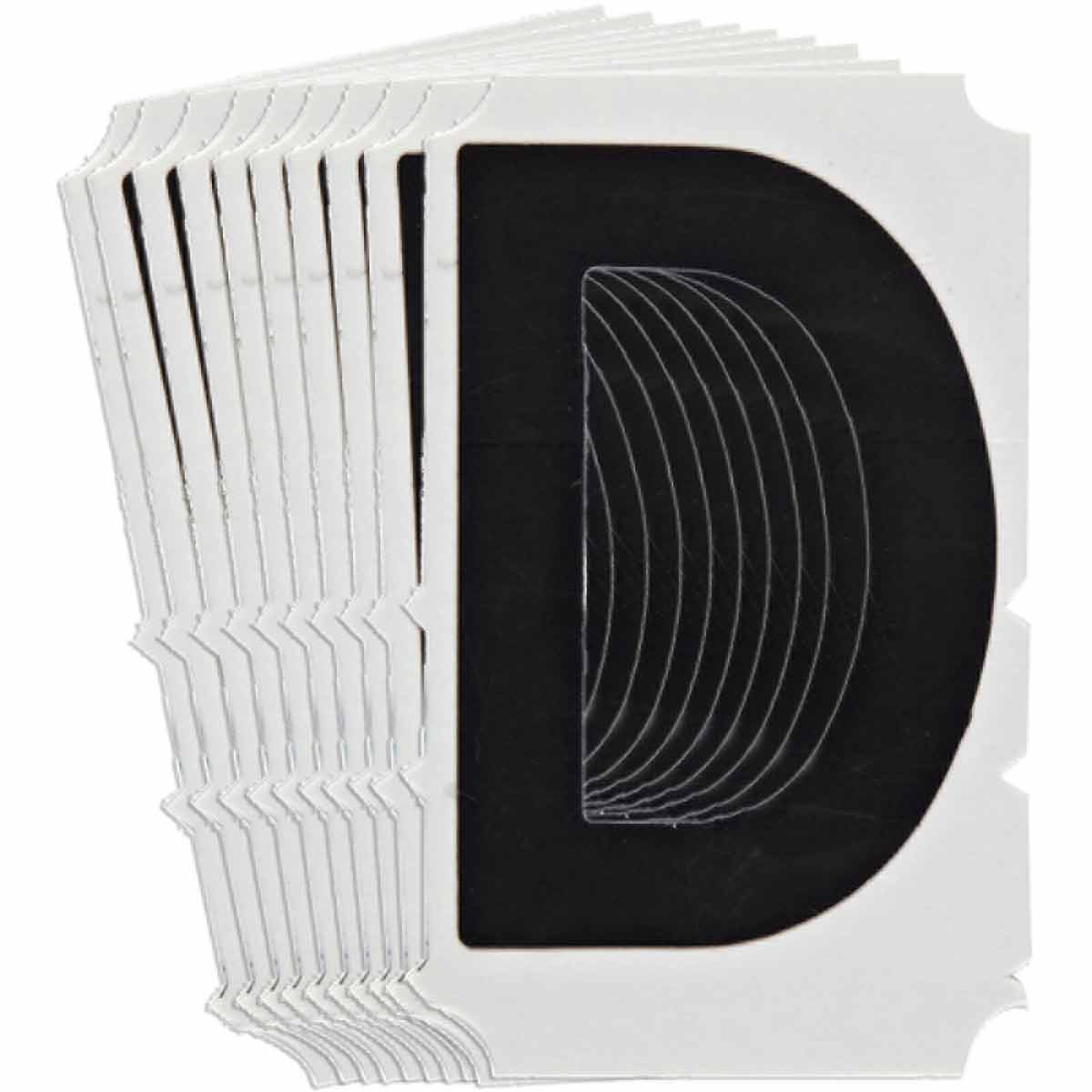 5140P-D QA 5140 Series B302 4" Lbl, D BK 10PK