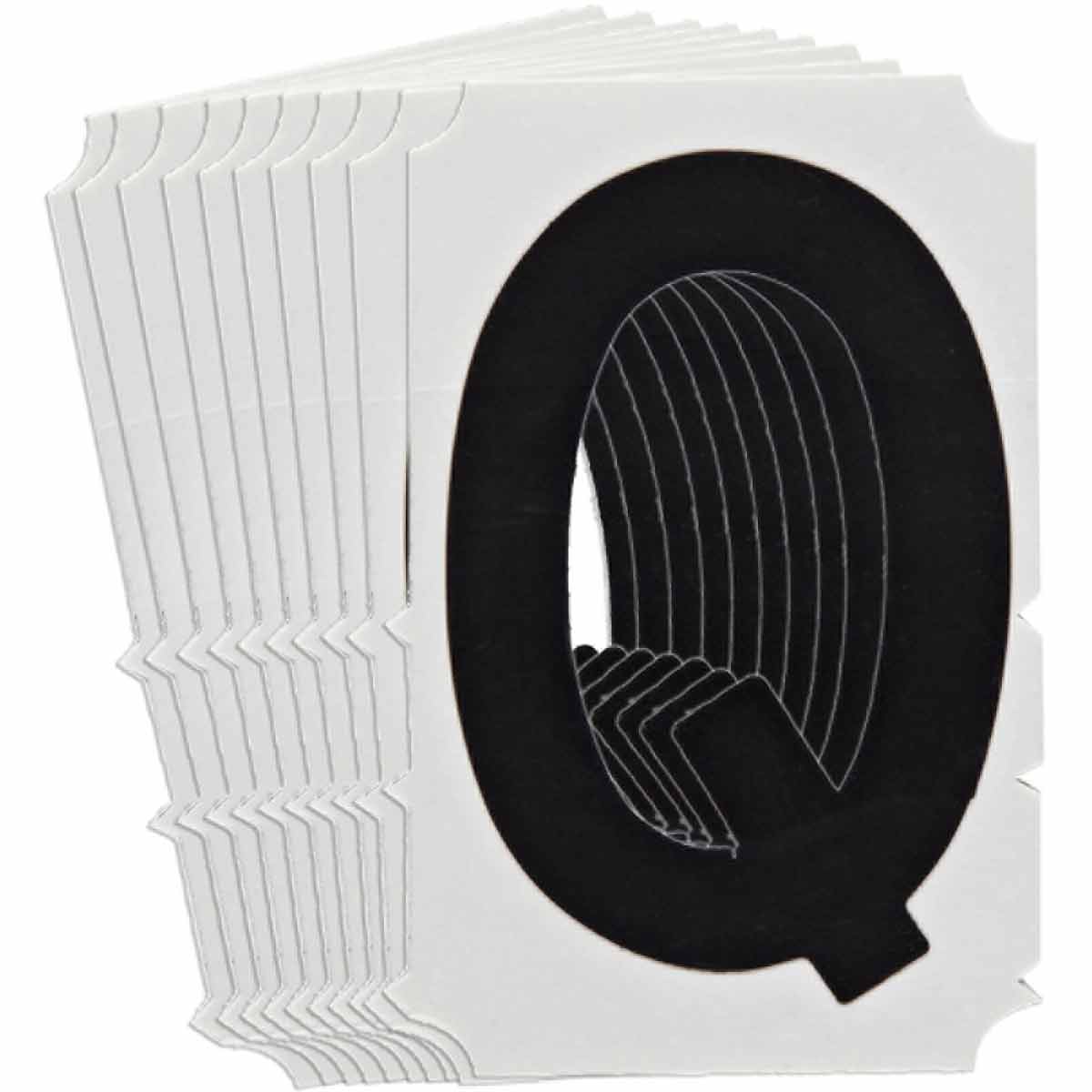 5140P-Q QA 5140 Series B302 4" Lbl, Q BK 10PK
