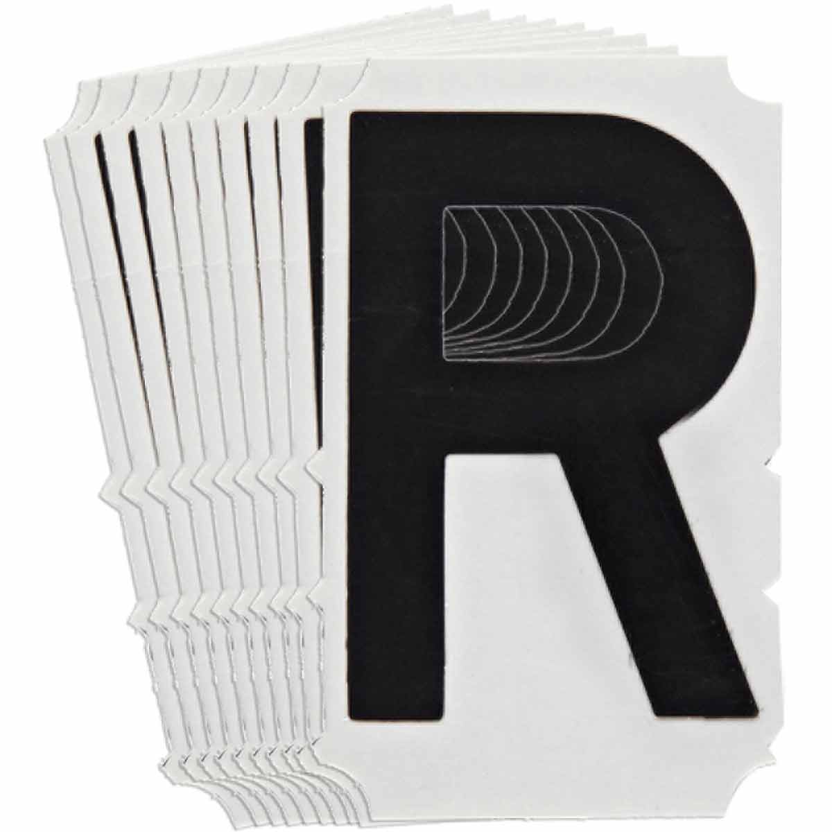 5140P-R QA 5140 Series B302 4" Lbl, R BK 10PK
