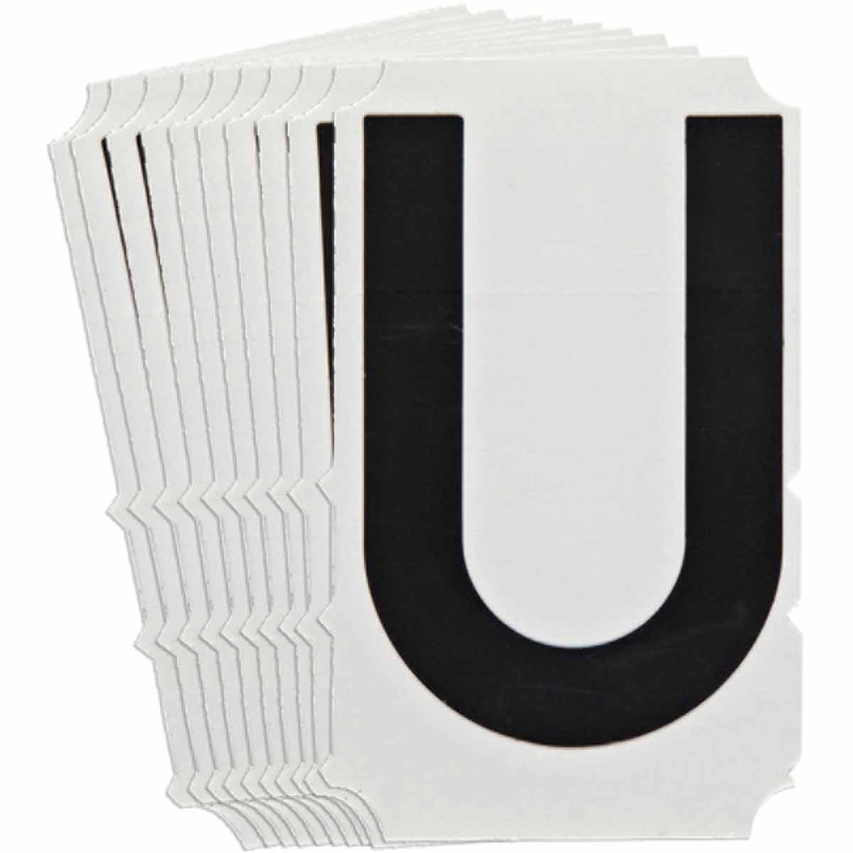 5140P-U QA 5140 Series B302 4" Lbl, U BK 10PK