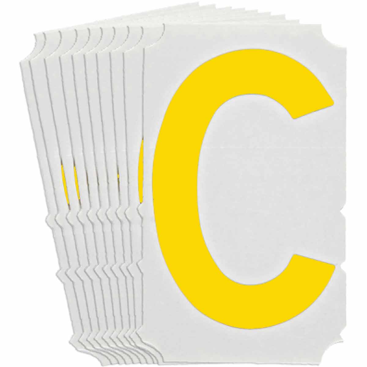 5150P-C QA 5150 Series B302 4" Lbl, C YL 10PK