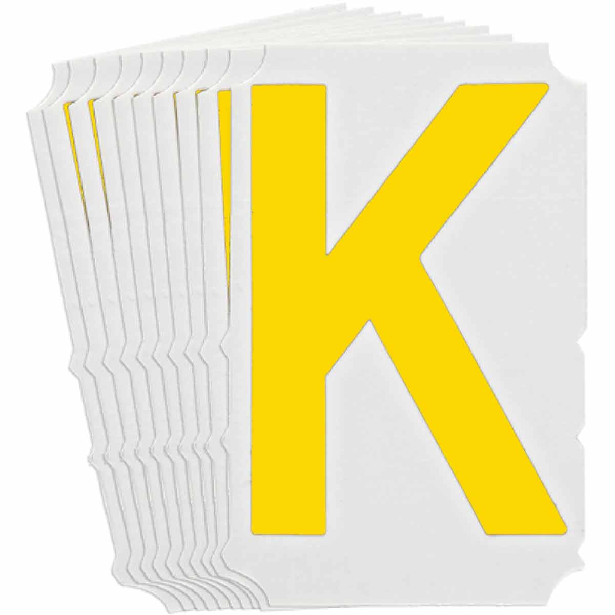 5150P-K QA 5150 Series B302 4" Lbl, K YL 10PK