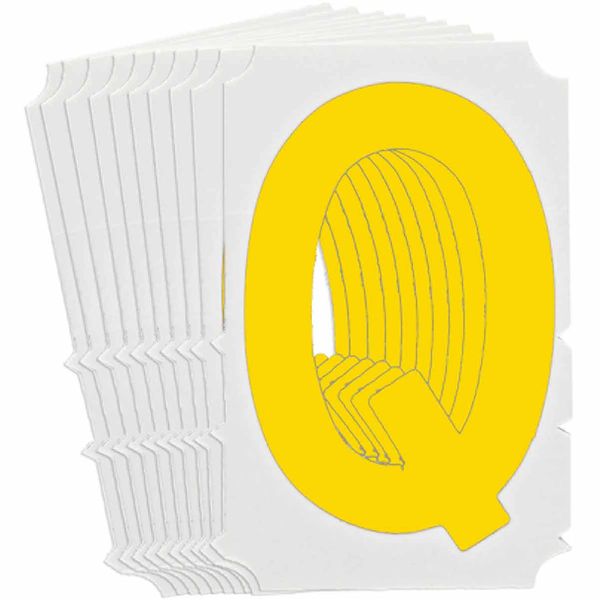 5150P-Q QA 5150 Series B302 4" Lbl, Q YL 10PK