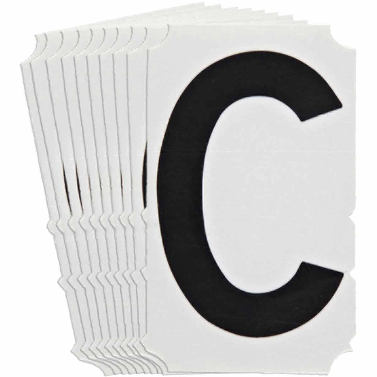 5180P-C QA 5180 Series B302 6" Lbl, C BK 10PK