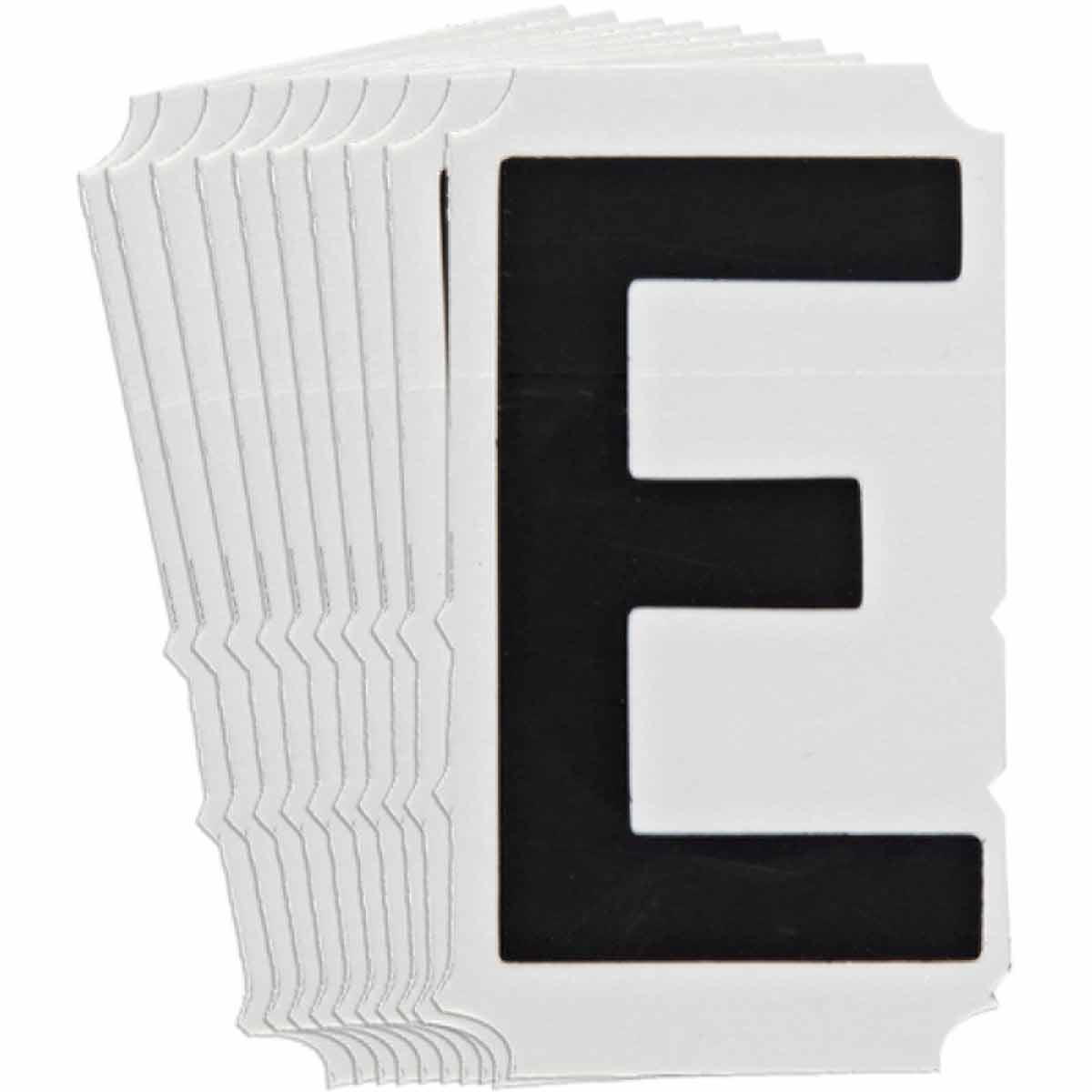 5180P-E QA 5180 Series B302 6" Lbl, E BK 10PK