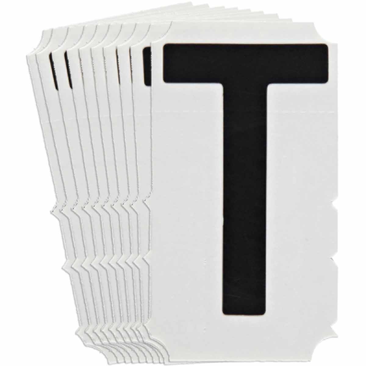 5180P-T QA 5180 Series B302 6" Lbl, T BK 10PK