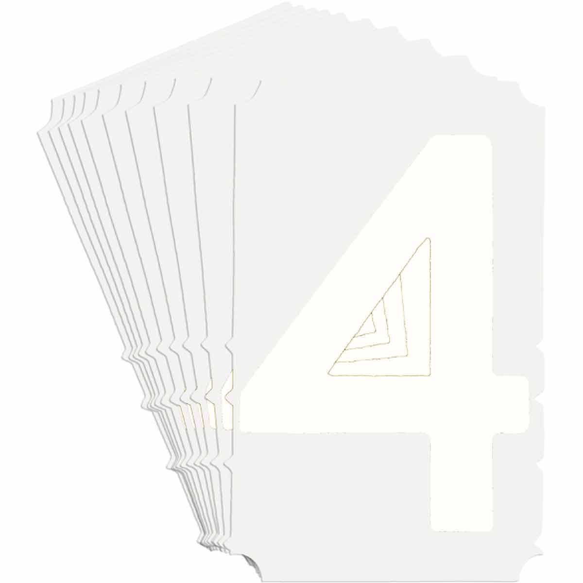 5210P-4 QA 5210 Series B302 6" Lbl, 4 WT 10PK
