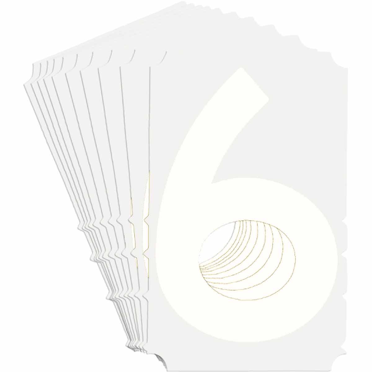 5210P-6 QA 5210 Series B302 6" Lbl, 6 WT 10PK