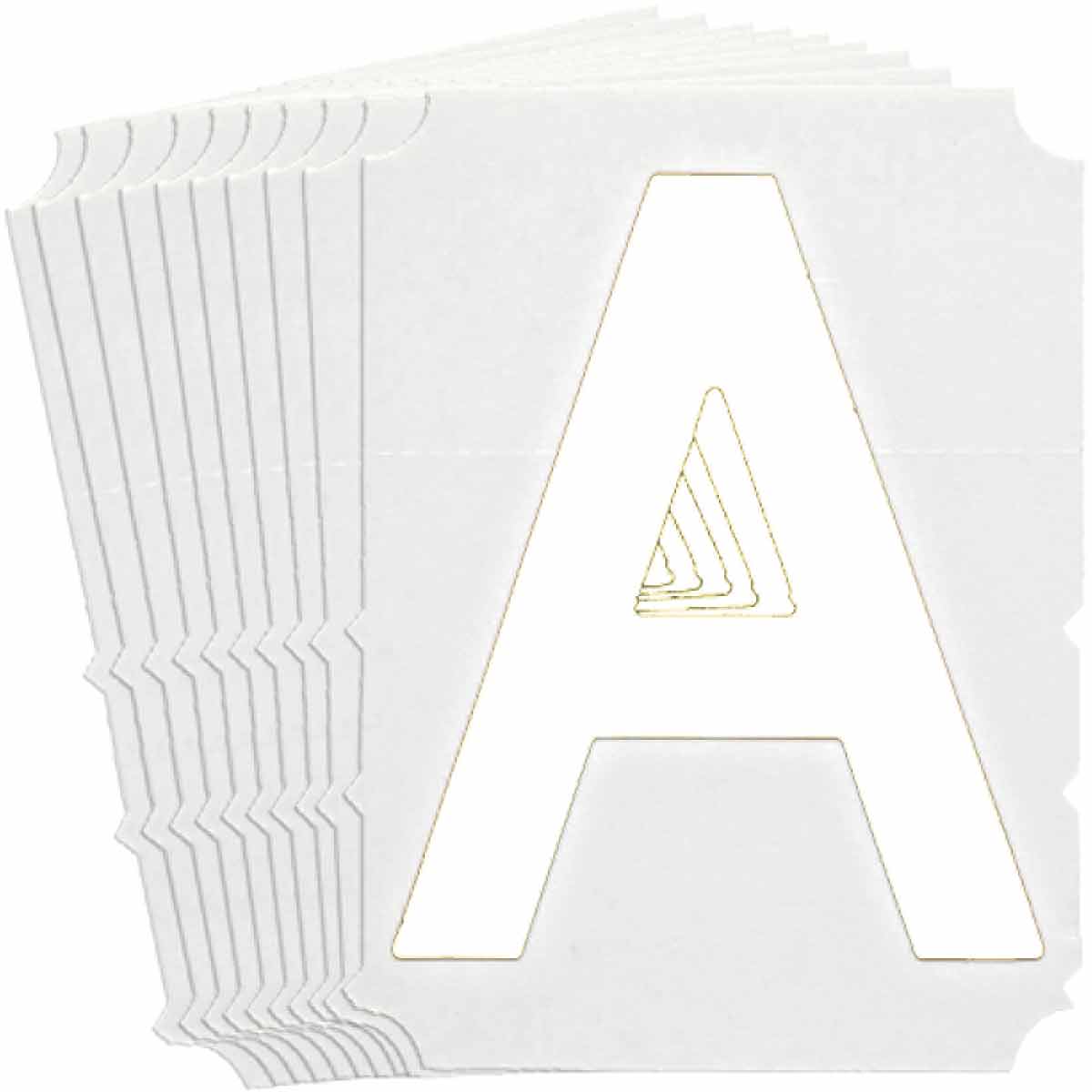 5210P-A QA 5210 Series B302 6" Lbl, A WT 10PK