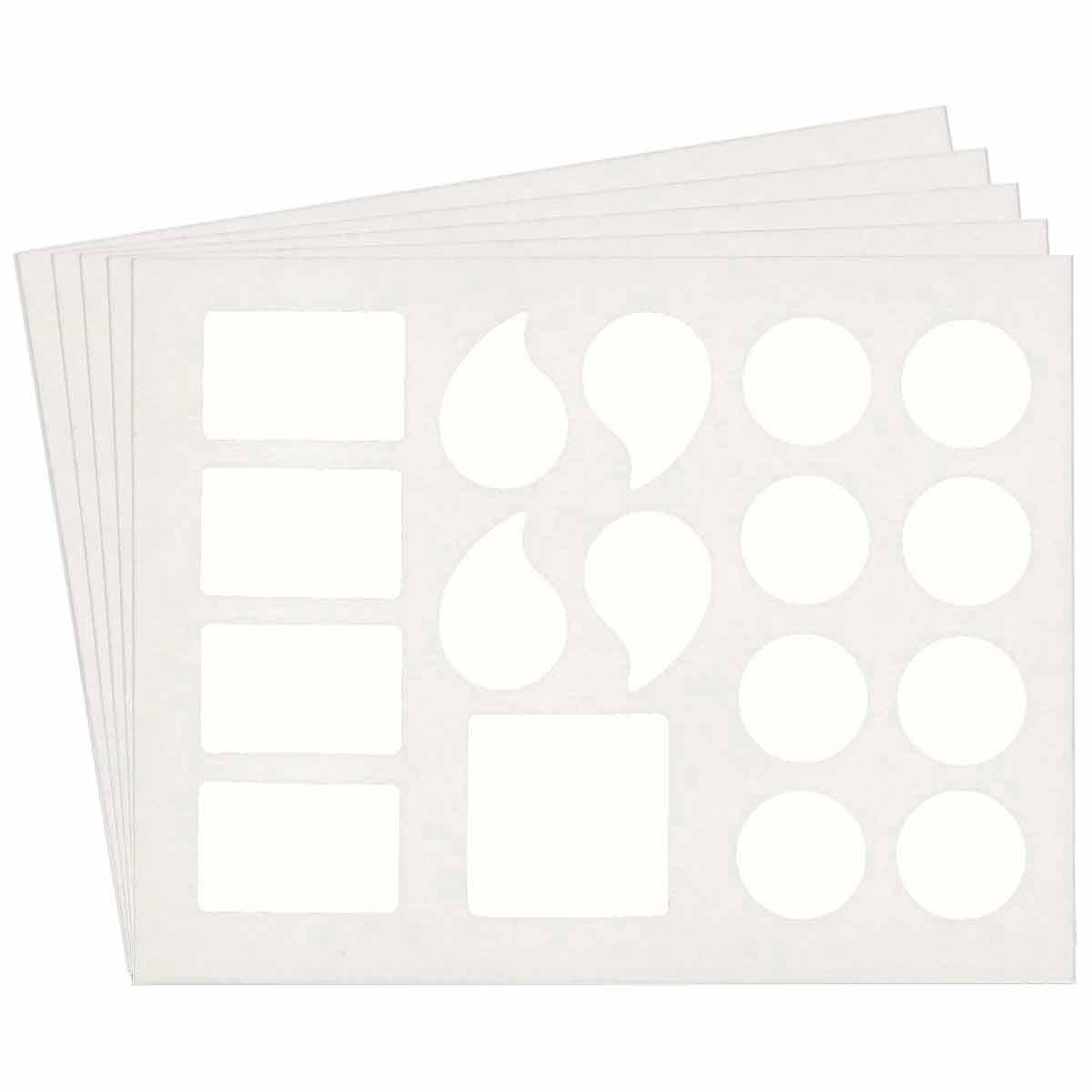 5210P-PUN QA 5210 Series B302 6" Lbl ASSTD WT 10PK