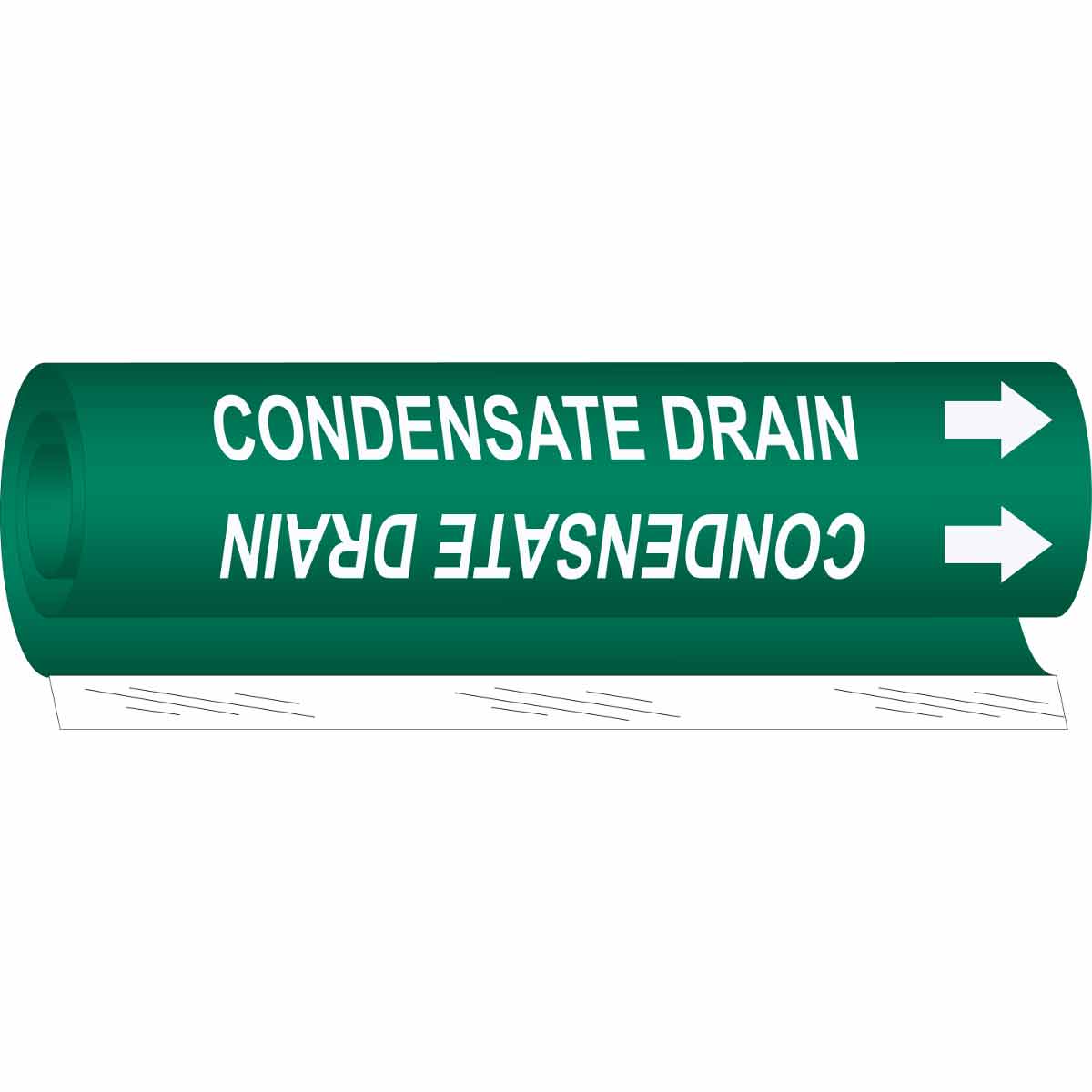 Brady Part: 7064-4-PK, 172197, Condensate Pump Discharge Pipe Marker