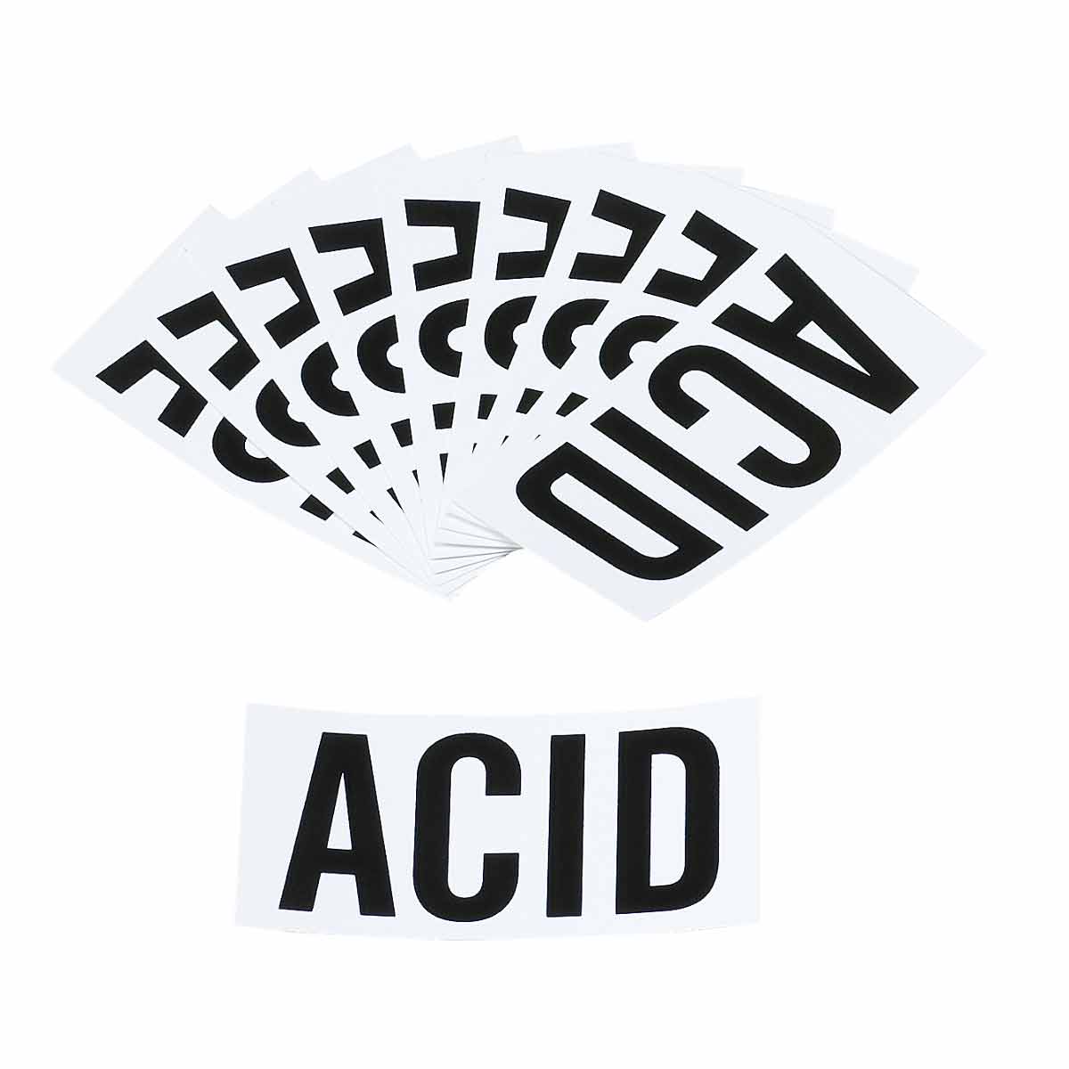 58672 HAZARD SYMBOLS FOR HAZCOM PANEL,2",ACID