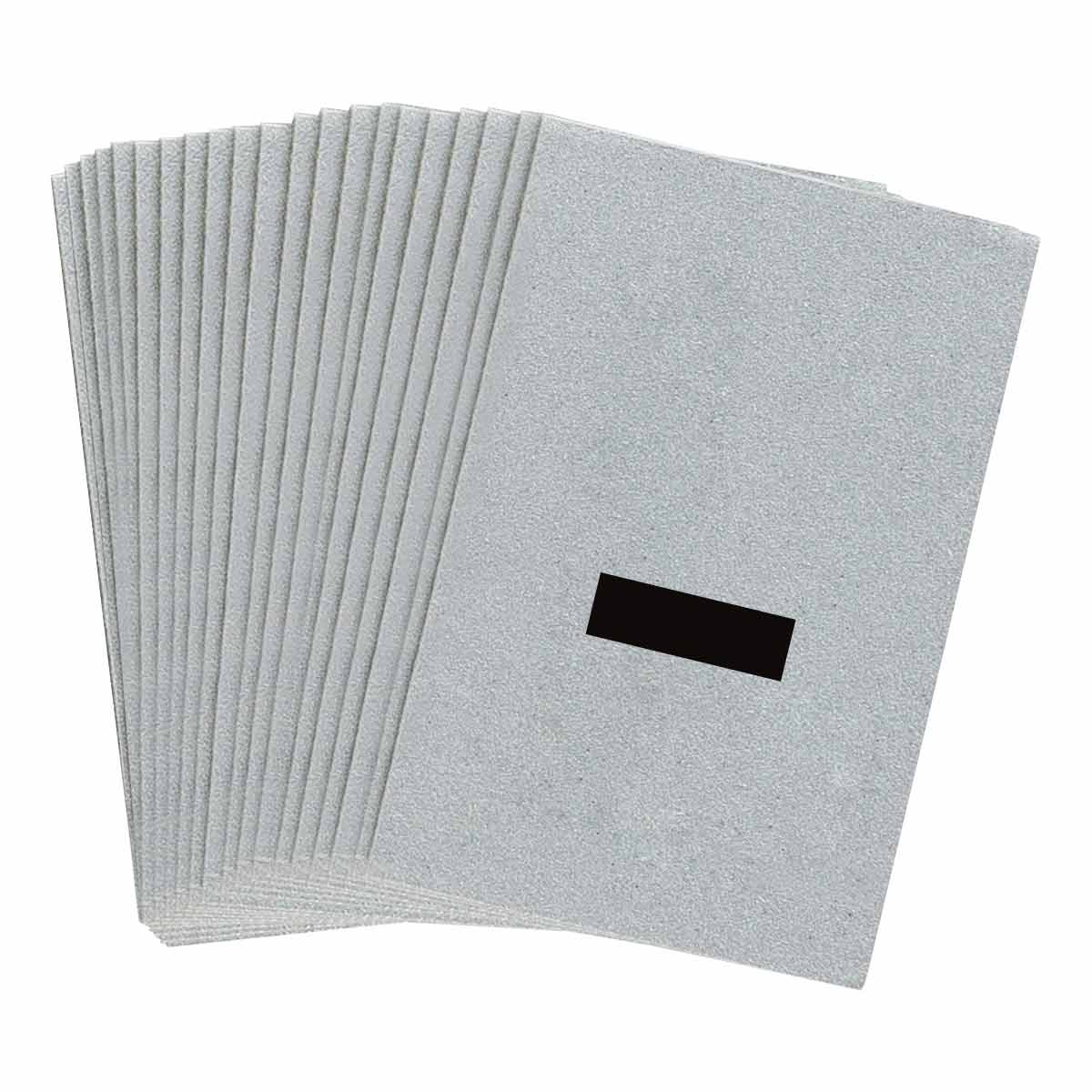 5900-DSH 1 in Plastic N&L Black on Silver - 25/PK