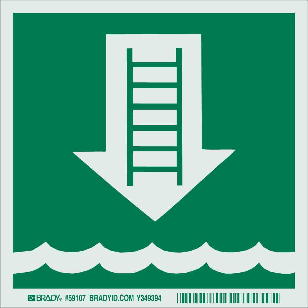 59107 B347 IMO LBL 6X6 GRN/PHOTOLUM