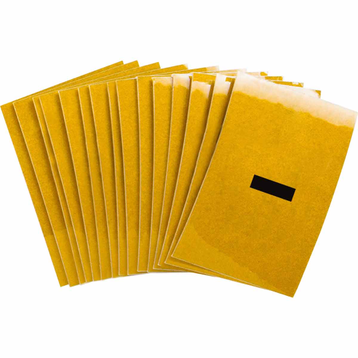 5920-DSH 1 in Plastic N&L Black on Yellow - 25/PK
