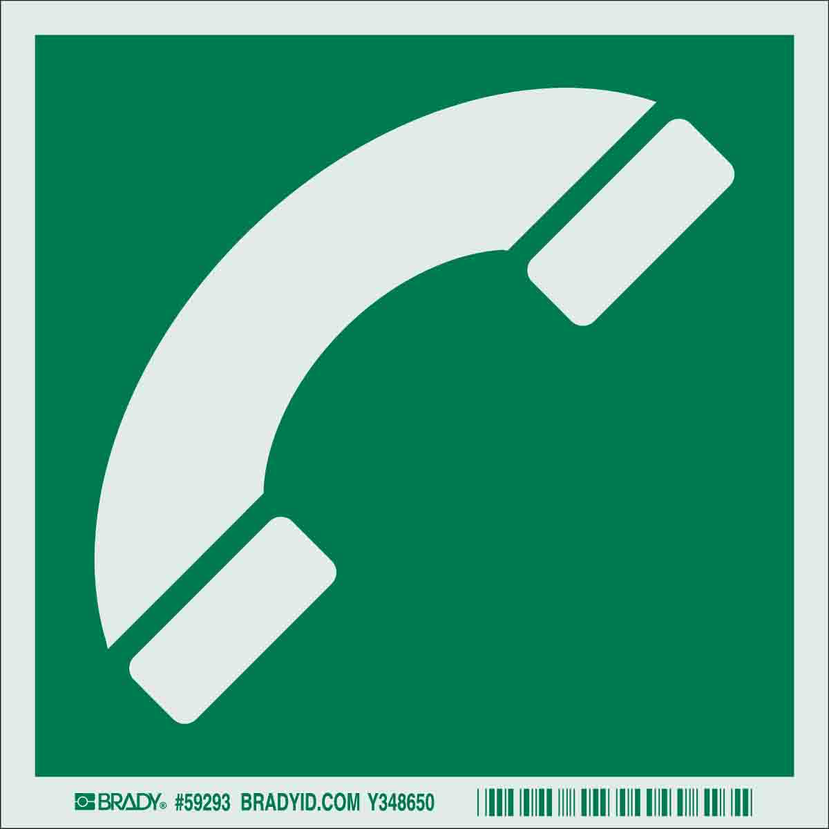 59293 B324 IMO LBL 6X6 GRN/PHOTOLUM