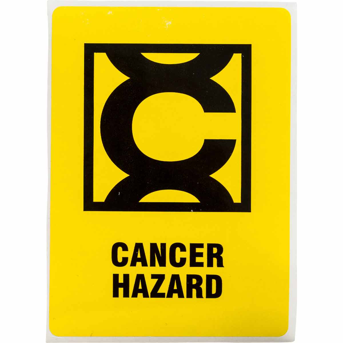 596-26 B946,4"HX2.87"W, CANCER HAZARD, 25/PK