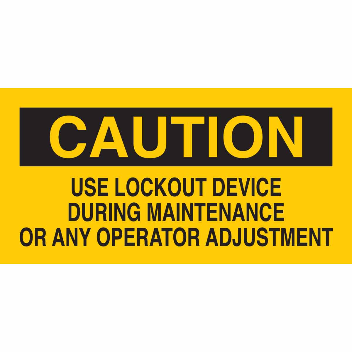 60170 LOCKOUT LABELS