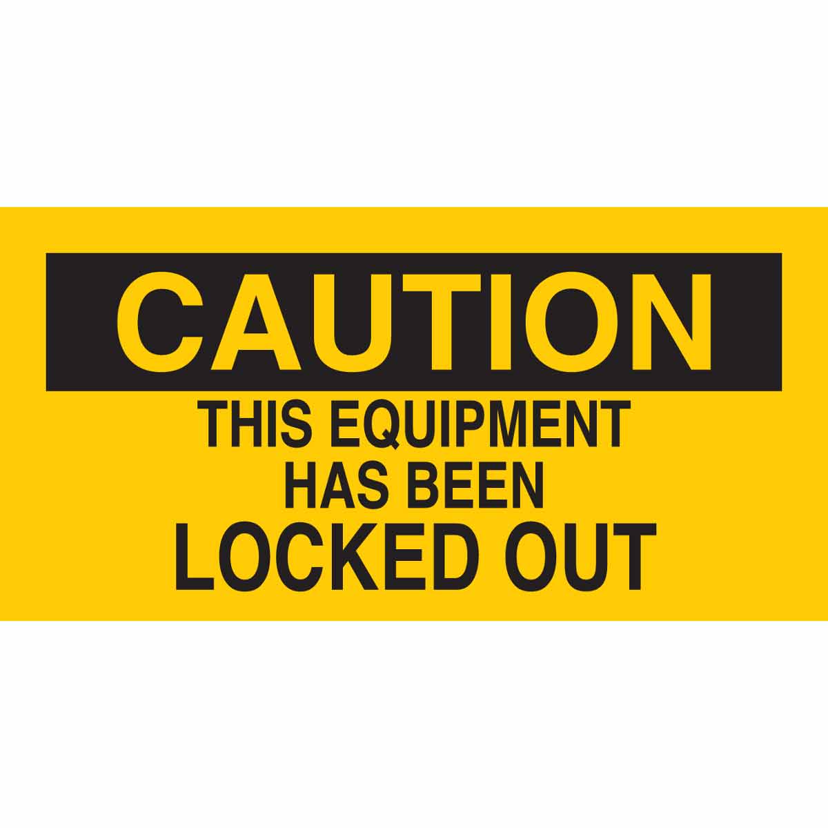 60172 LOCKOUT LABELS