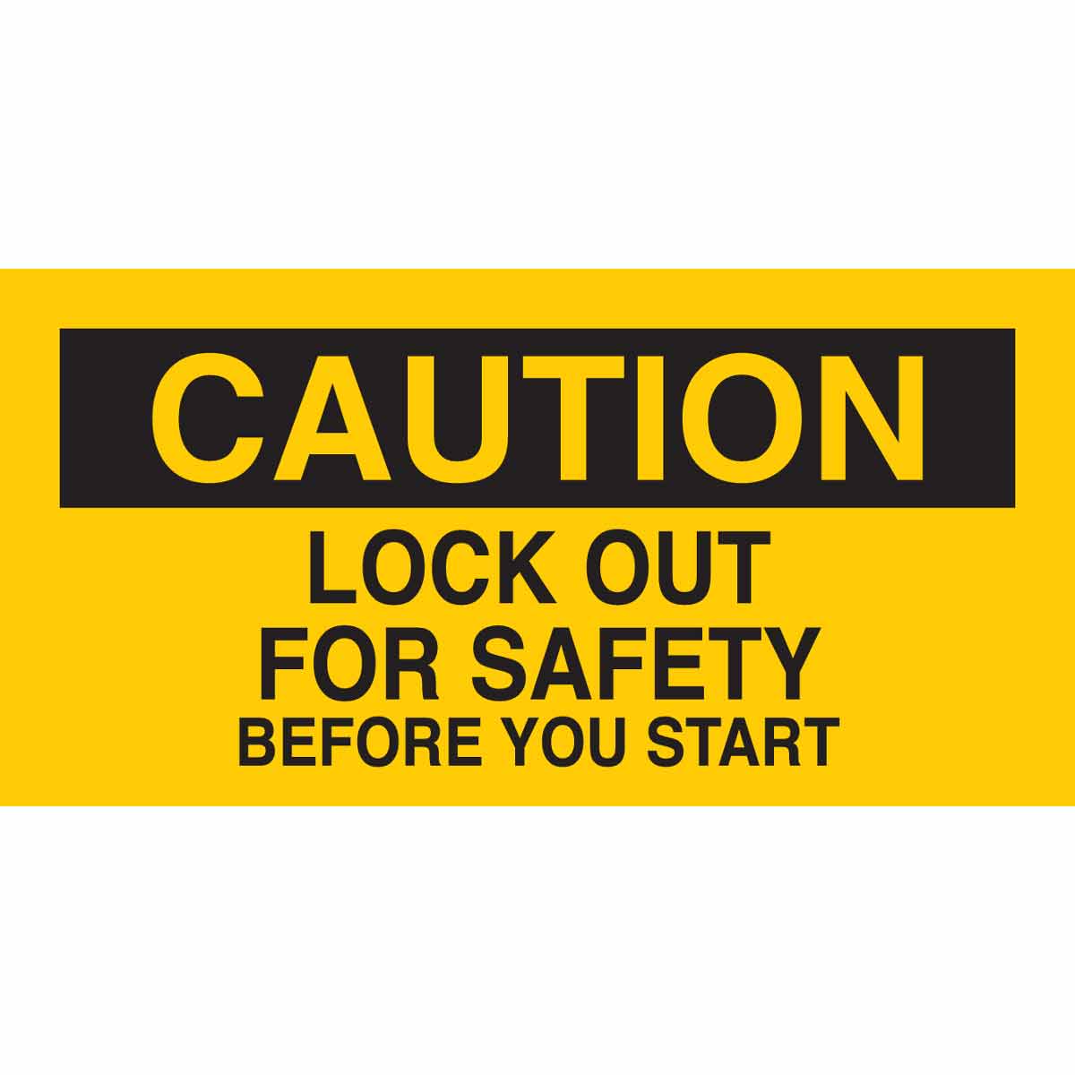 60176 LOCKOUT LABELS
