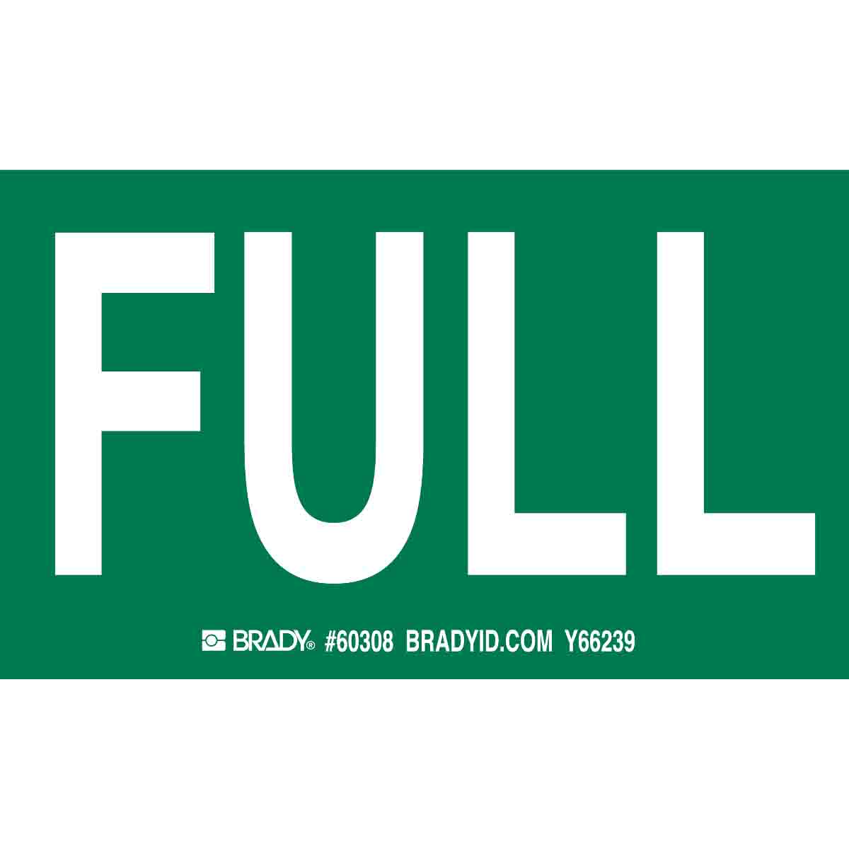 60308 B235,5X3",GRN/WHT,FULL LABEL10/PKG
