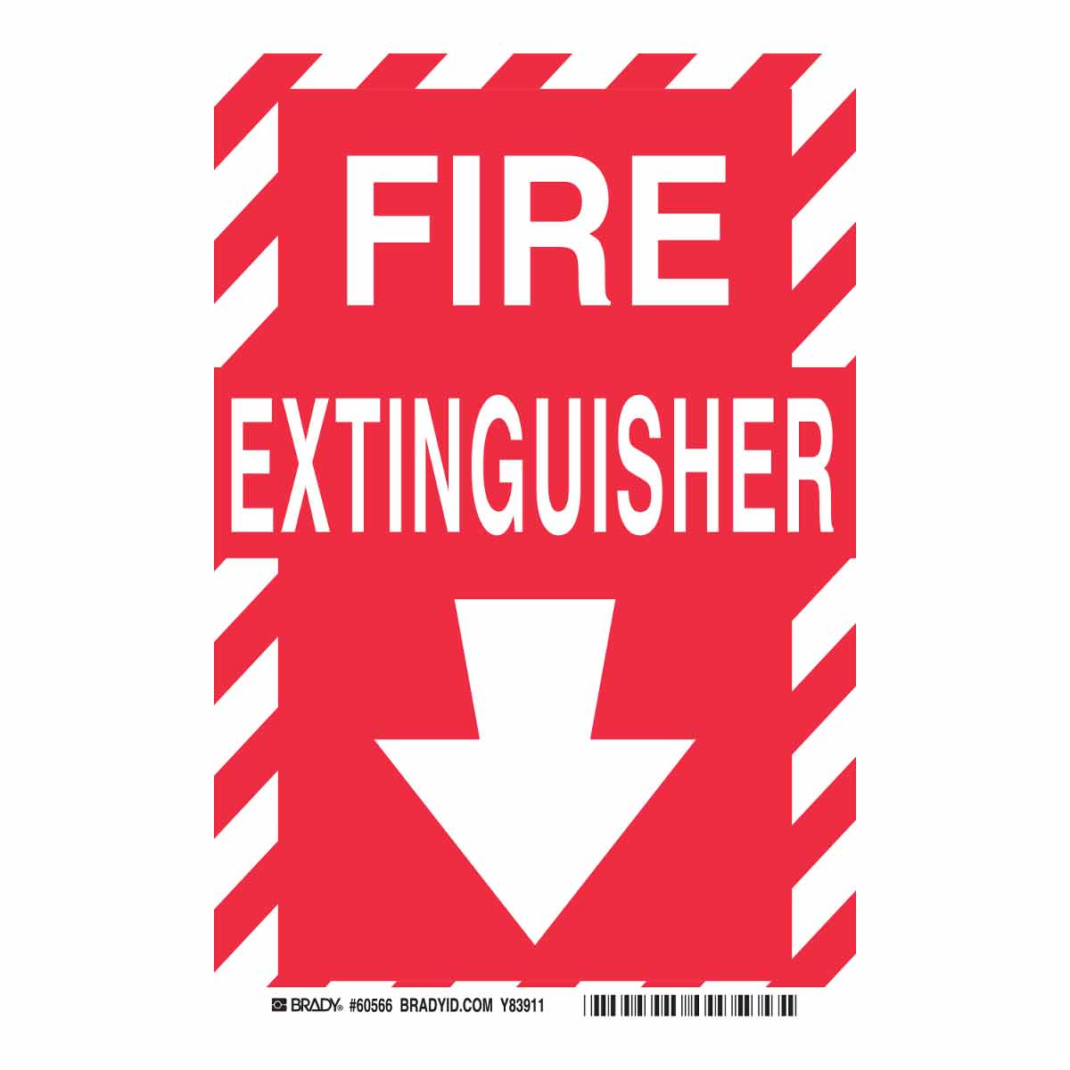 60566 B302-7X10-WG-O-FIRE EXTING W/DWN ARO B3