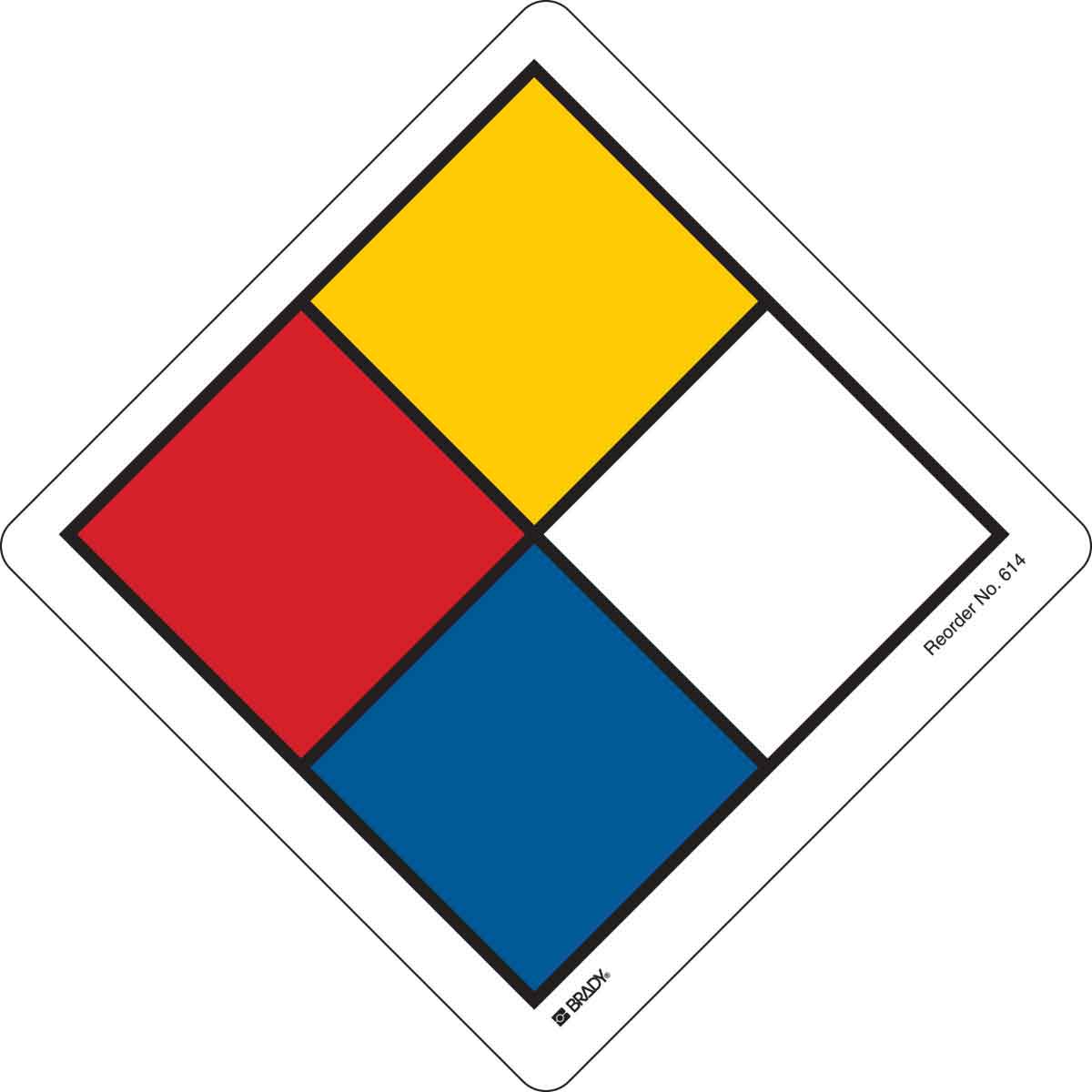 614LS B-235 6X6 100/PK NFR LABEL