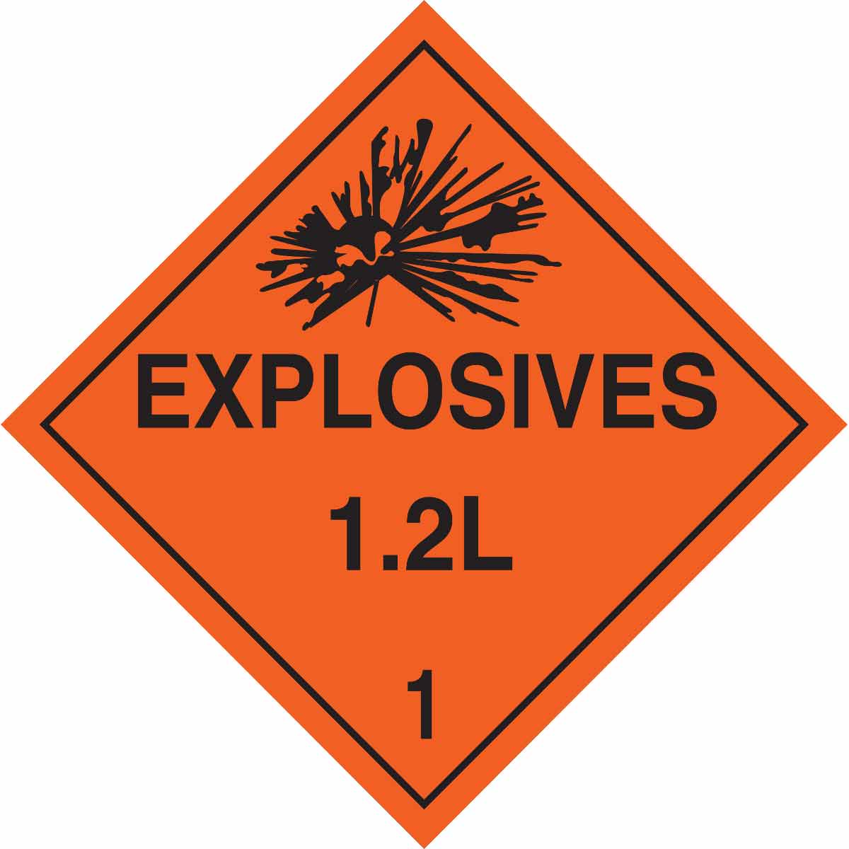 63353 STATIONARY VEHICLE PLACARD