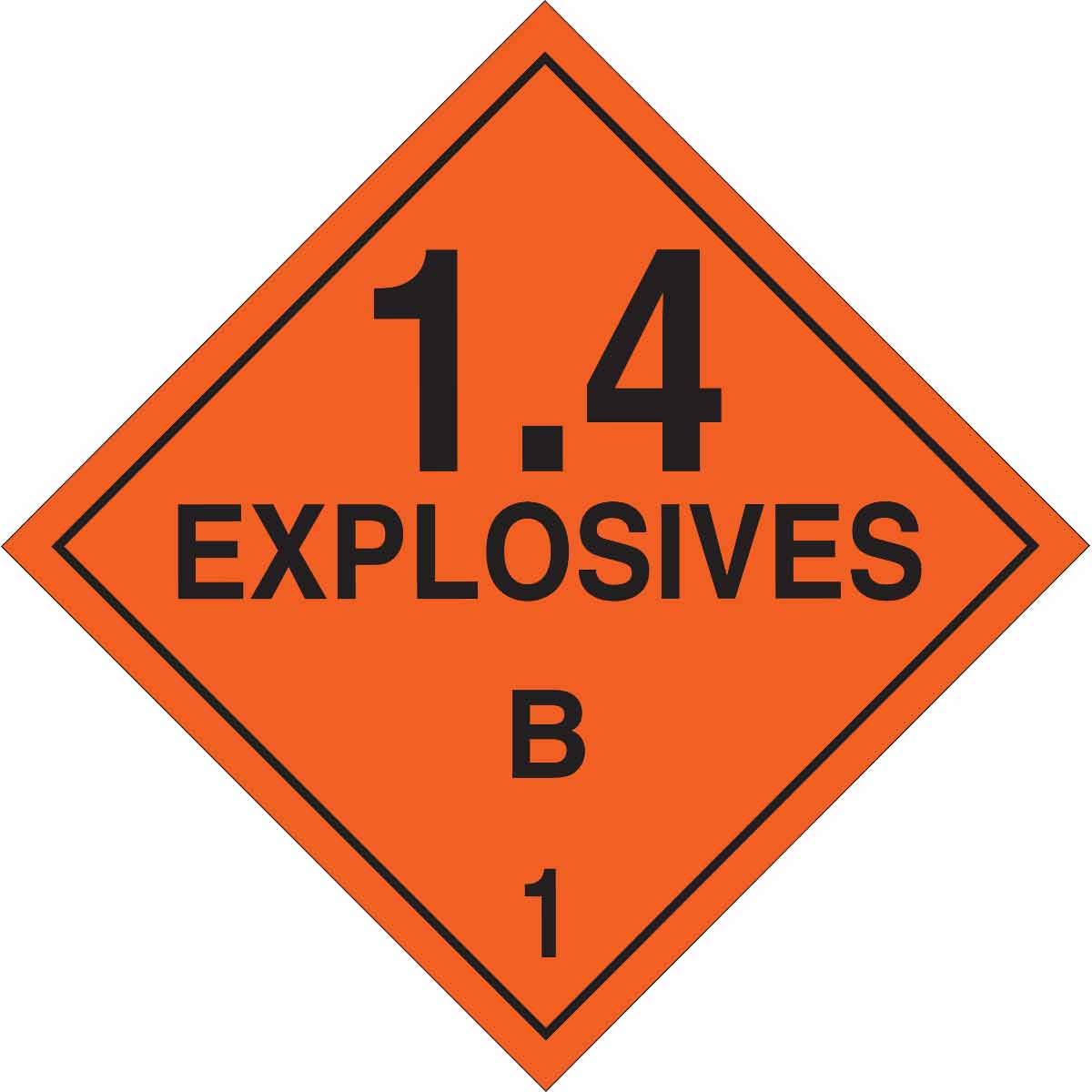 63396 B101 10.75X10.75 BLK/ORG EXPLOSIVES 1.4B