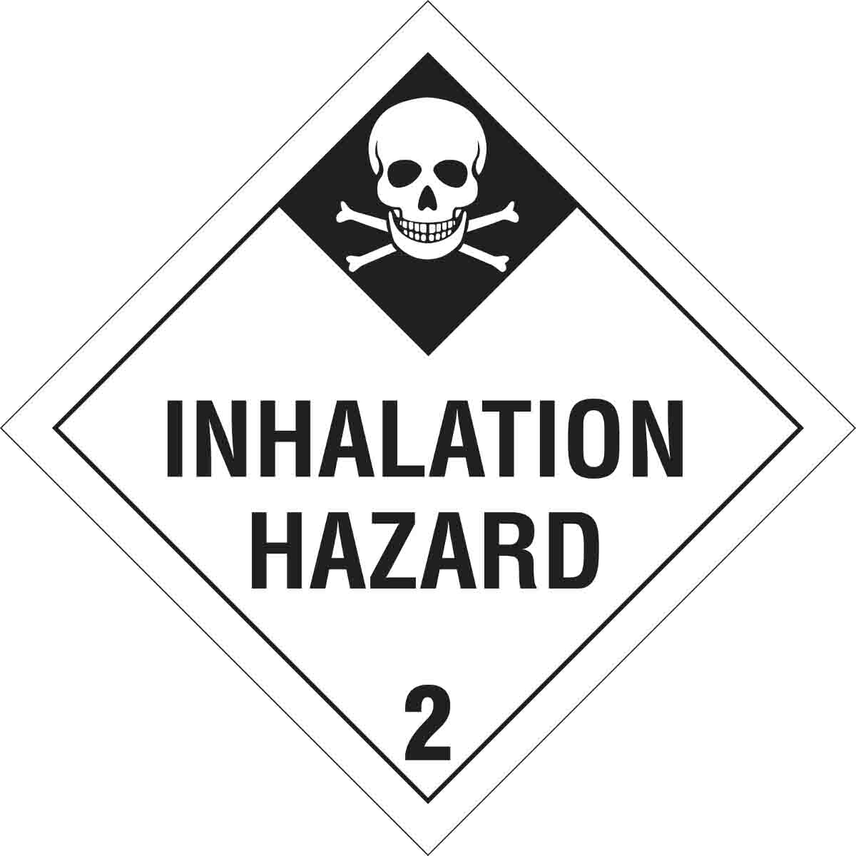 Brady Part: 63439 | Inhalation Hazard 2 Sign | BradyID.com